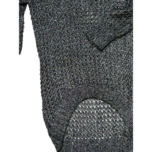 Rue21 Mesh Sweater Gray/Black/Silver Size xLarge - Picture 5 of 9